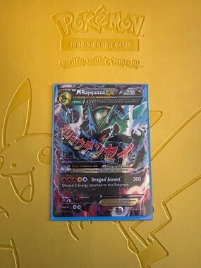 Pokémon M Rayquaza EX Holo Trading Card - Black & Green Artwork